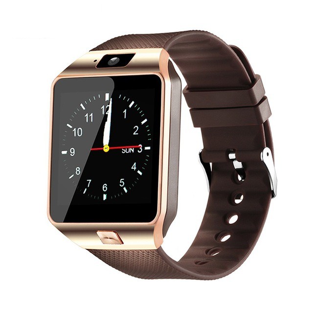 Đồng hồ thông minh smartwatch DZ09 giá rẻ màu vànG