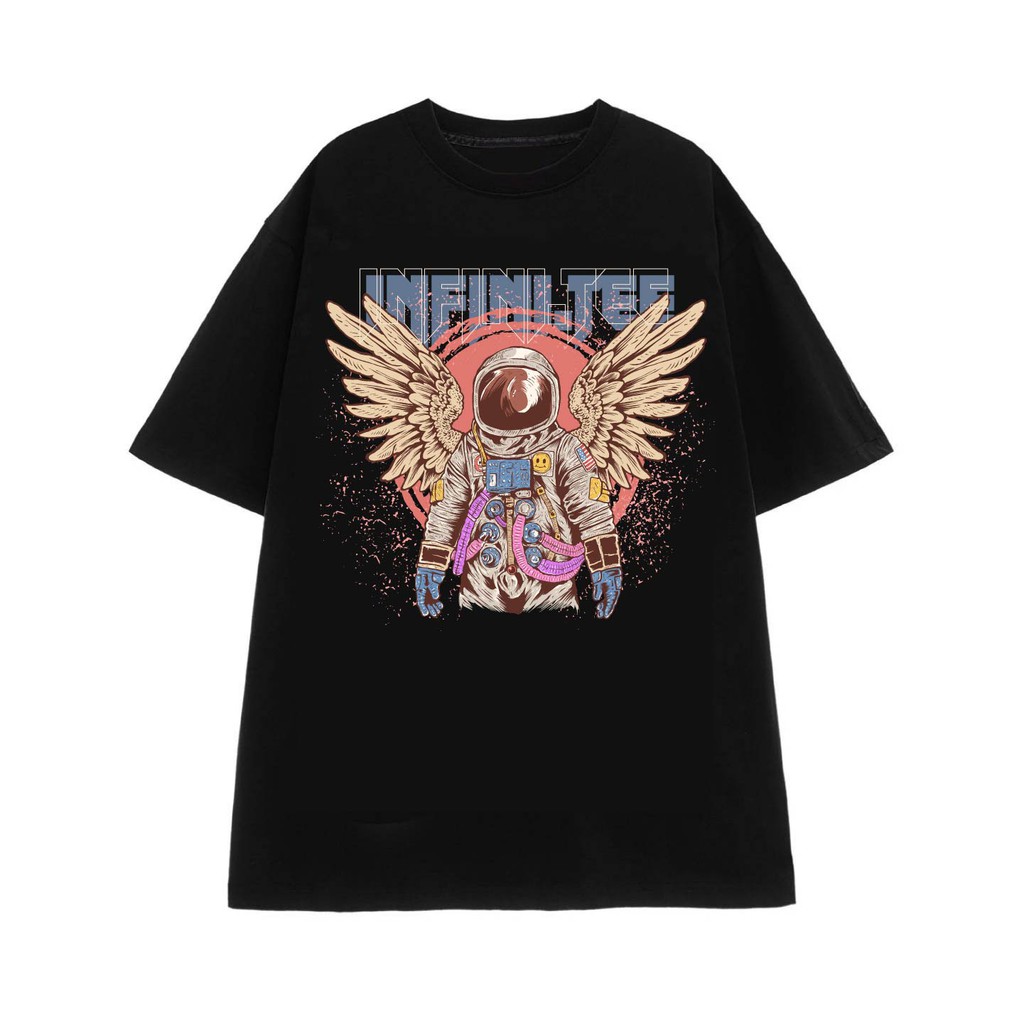 Áo thun INFINITEE Fni0817, Thun 100% Cotton - form rộng Unisex.