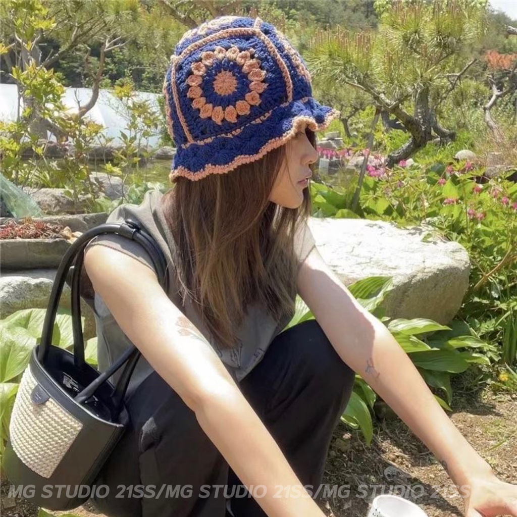 Mũ tai bèo nữ MG STUDIO thủ công xinh xắn thời trang 6 màu tùy chọn