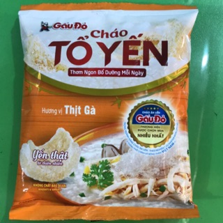 Combo 5 gói cháo Tổ Yến - Gấu Đỏ gói 50g