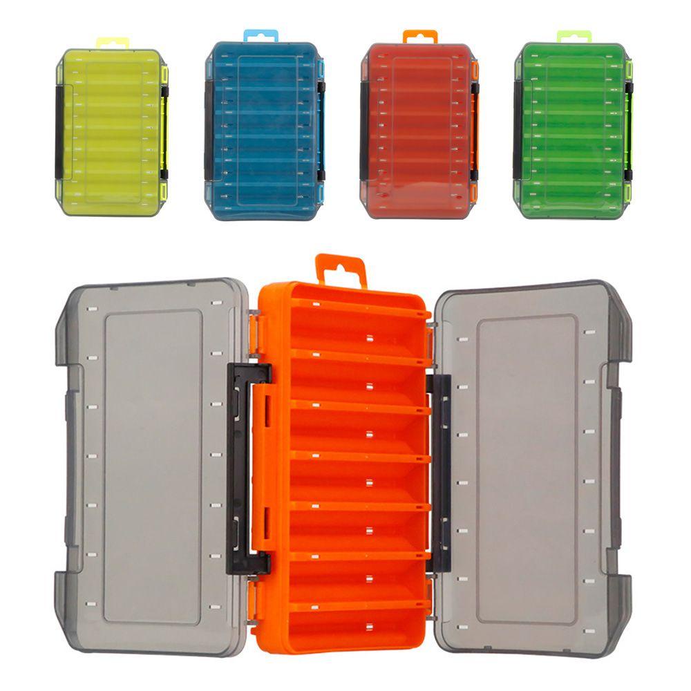 MUVAKO Hộp Đựng Phụ Kiện Câu Cá Hình Vuông Hai Mặt Tiện Dụng