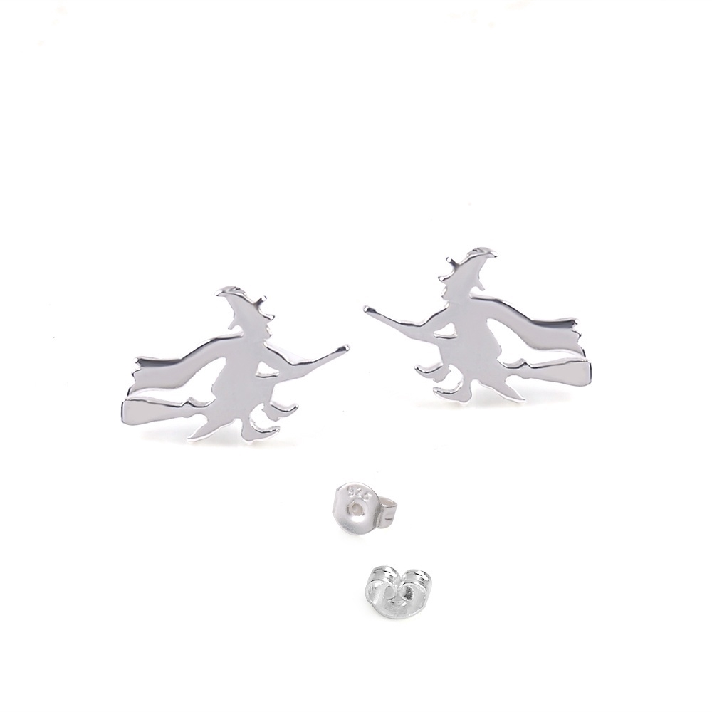 Cặp khuyên tai bằng hợp kim kiểu phù thủy đầy cá tính