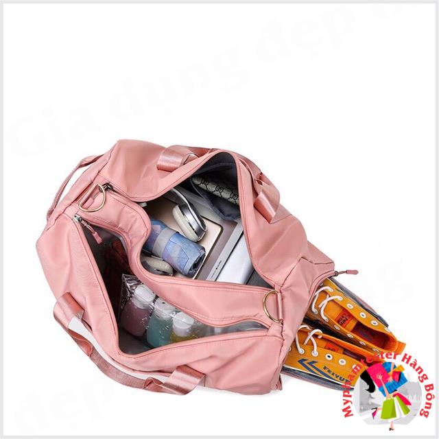 (HÀNG ĐẸP) Túi du lịch nam - nữ size to, xách hoặc đeo chéo, chống thấm, có ngăn để giầy