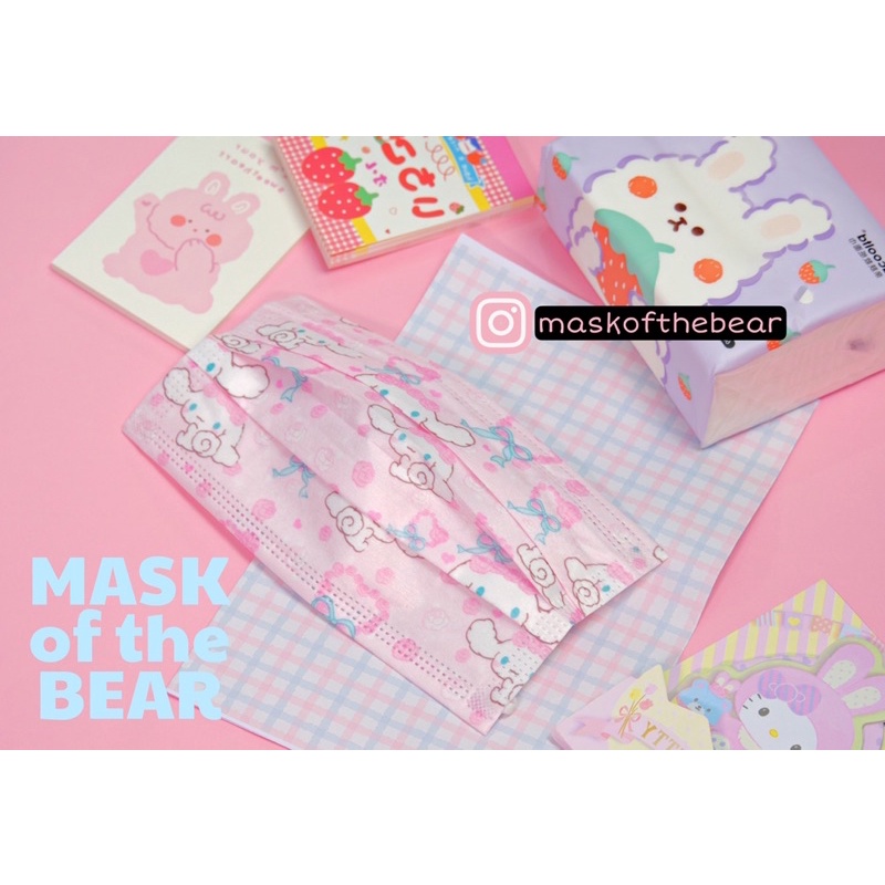 Khẩu trang Sanrio Chính Hãng x Mask of the bear