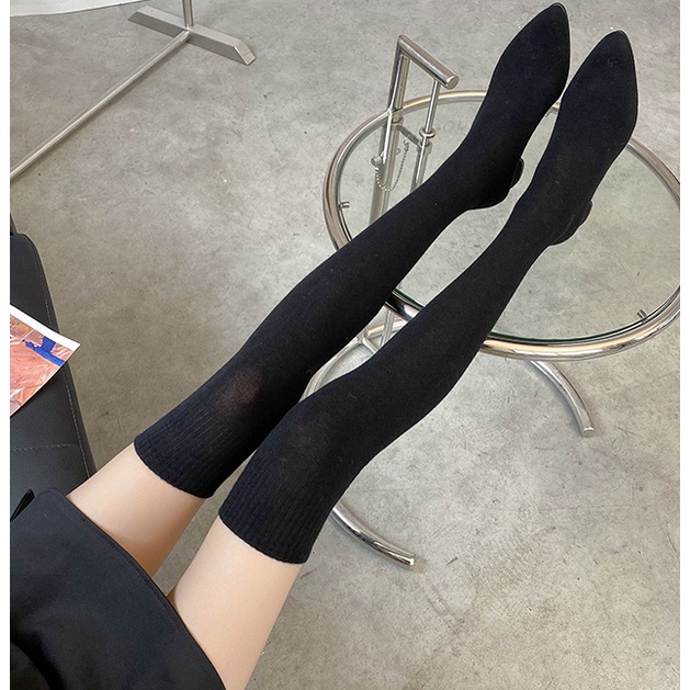 HÀNG SẴN_Boots Len Thon Chân 5cm Korea Style
