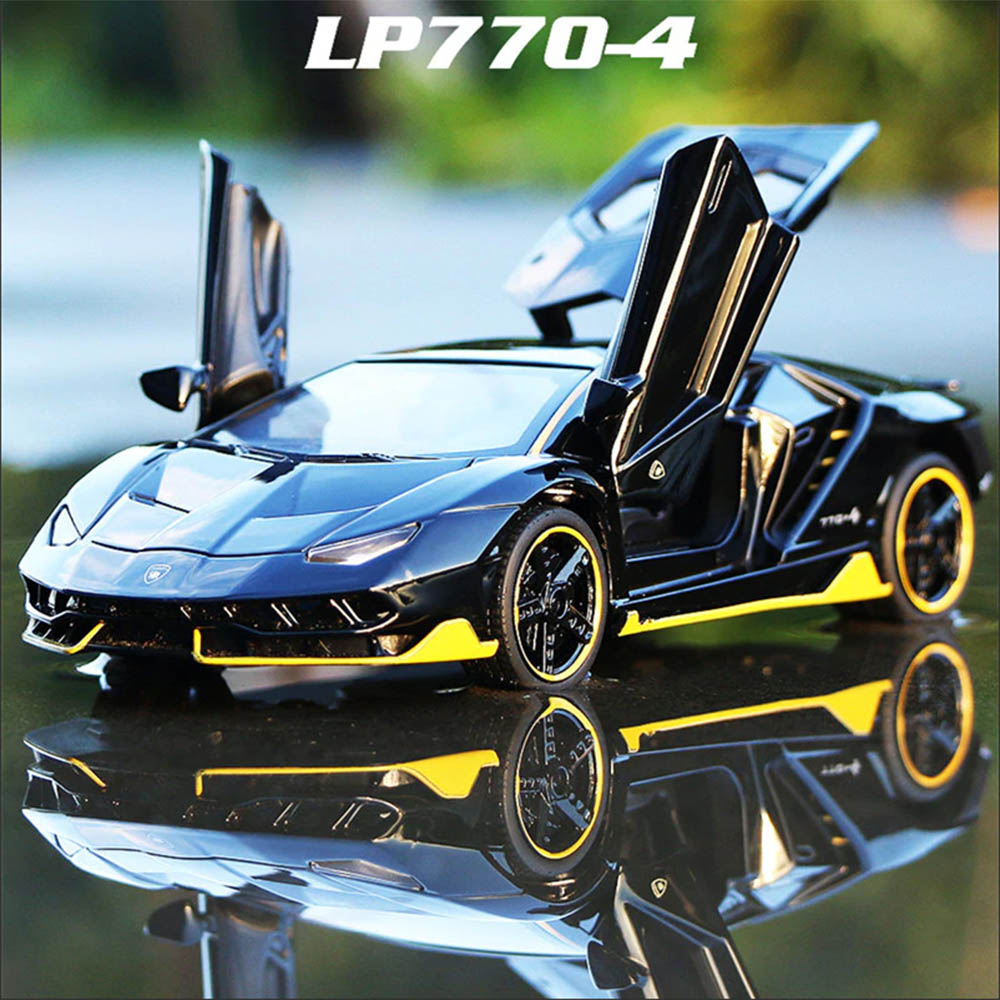 1:32 Lamborghini Centenario LP770-4 Diecast Sound&Light Alloy Car Model Toy Birthday New Year Gifts For Boys