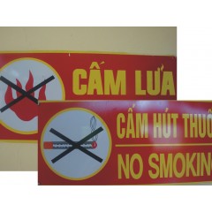 Biển cấm lửa hoặc cấm thuốc
