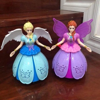 Đèn lồng công chúa Elsa xoay, nhạc, đèn