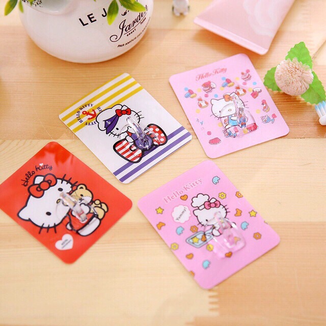 Móc dán treo đồ HELLO KITTY