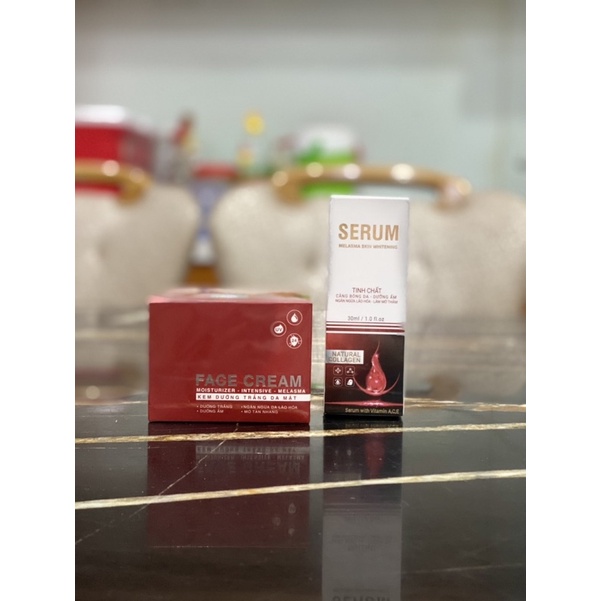 Combo serum face đỏ 4in1 TYS nhỏ 15gam