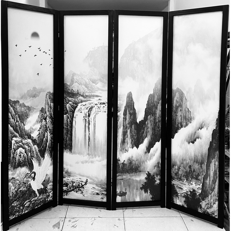 Bình Phong Gỗ Phong Thuỷ