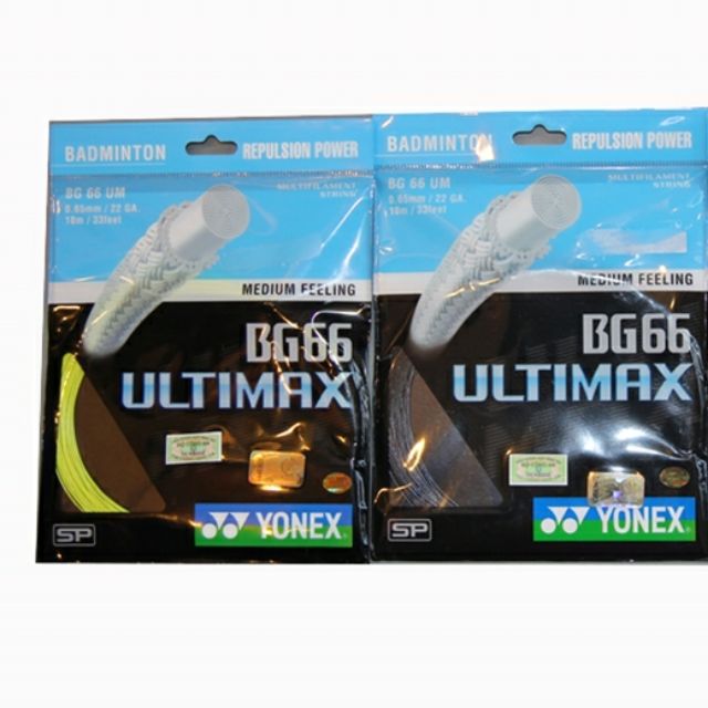 Dây cước căng vợt cầu lông Yonex BG66 Ultimax Cao cấp Chính hãng