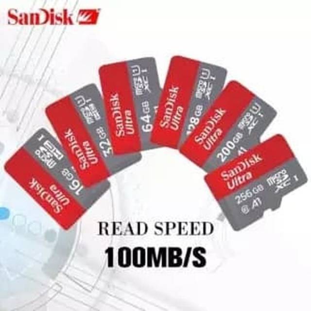 Thẻ Nhớ Sandisk Ultra Micro Sdxc Uhs-I Class 10 256gb 100mb / S