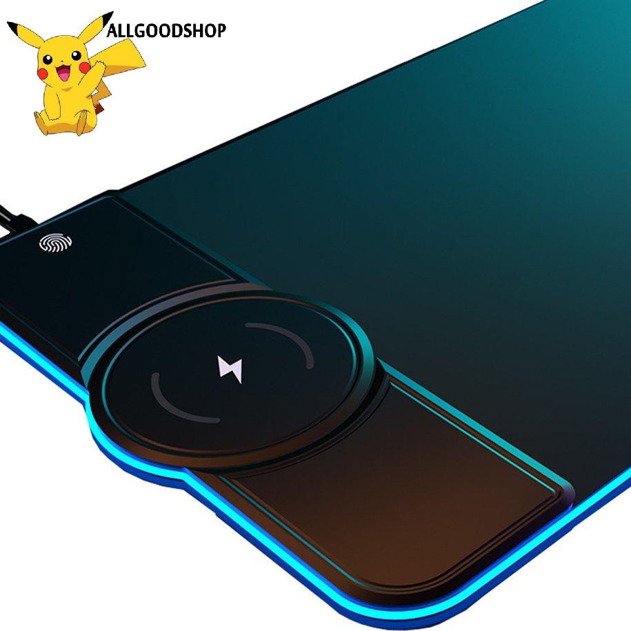 [Goodshop] 800*300*4mm Wireless Charging RGB Mouse Pad Waterproof Lighting Game Mouse Pad