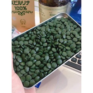 [Set 10 viên] Mặt Nạ Tảo Xoắn Spirulina Nhật (Hộp 2200v) Sỉ