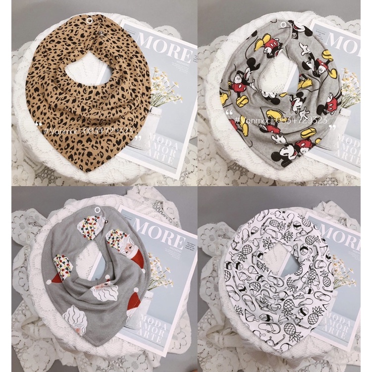 Yếm Cổ 2 lớp cho bé Trai (0-4y)