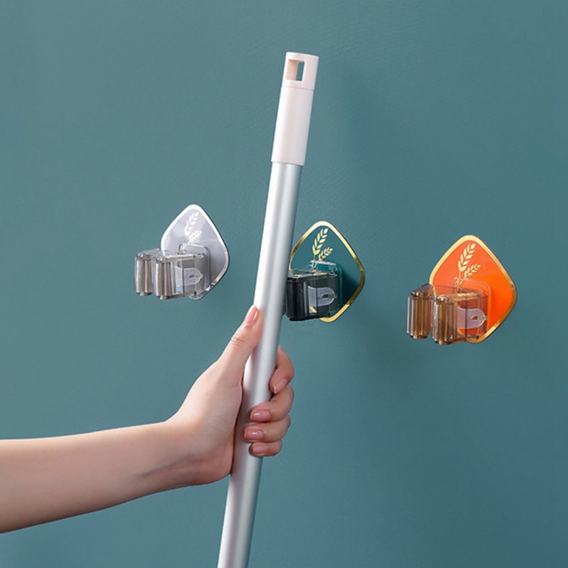 Giá Treo Cây Lau Nhà Gắn Tường Bằng Lúa Mạch Sang Trọng