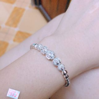 Lắc tay bạc ta bi phay mẹ và bé