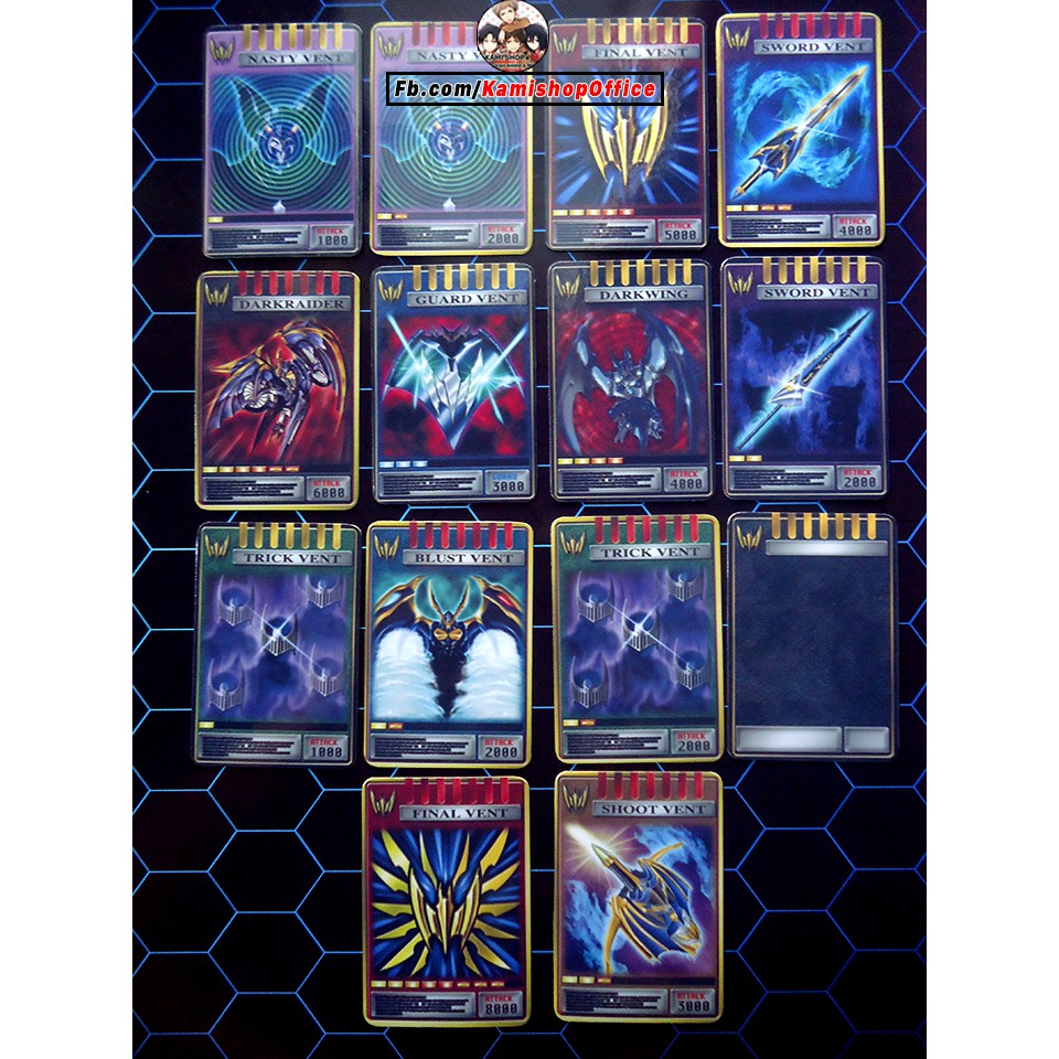 Set 14 thẻ Advent Knight - kích thước DX