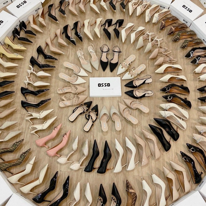 Sỉ lô giày cao gót 1 hãng Osso Quảng Châu xịn xò tách từ 50đ