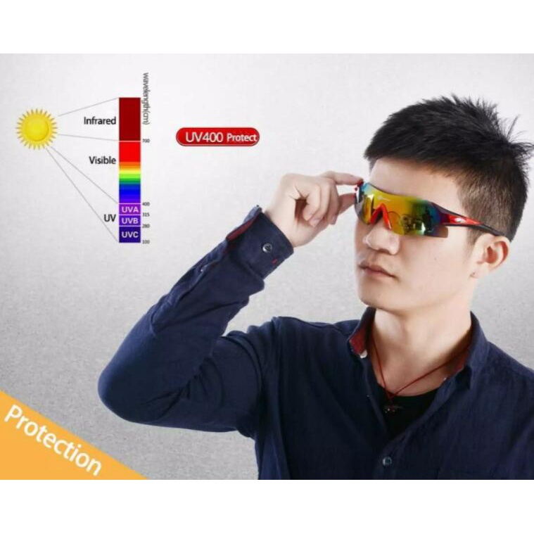 Kính mát thể thao Rockbros phân cực chống tia UV400 cho nam