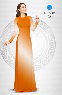 Vải áo dài màu chuyển sắc