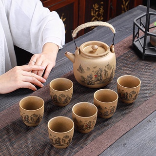 BỘ QUÀ TẶNG ẤM TRÀ TỬ SA CỠ LỚN- Phong cách Nhật Bản