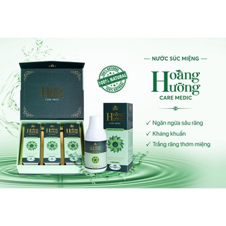 Nước Súc Miệng Hoàng Hường-Ngăn ngừa hôi miệng, làm trắng răng ,kháng khuẩn, thơm miệng và nhiệt lợi
