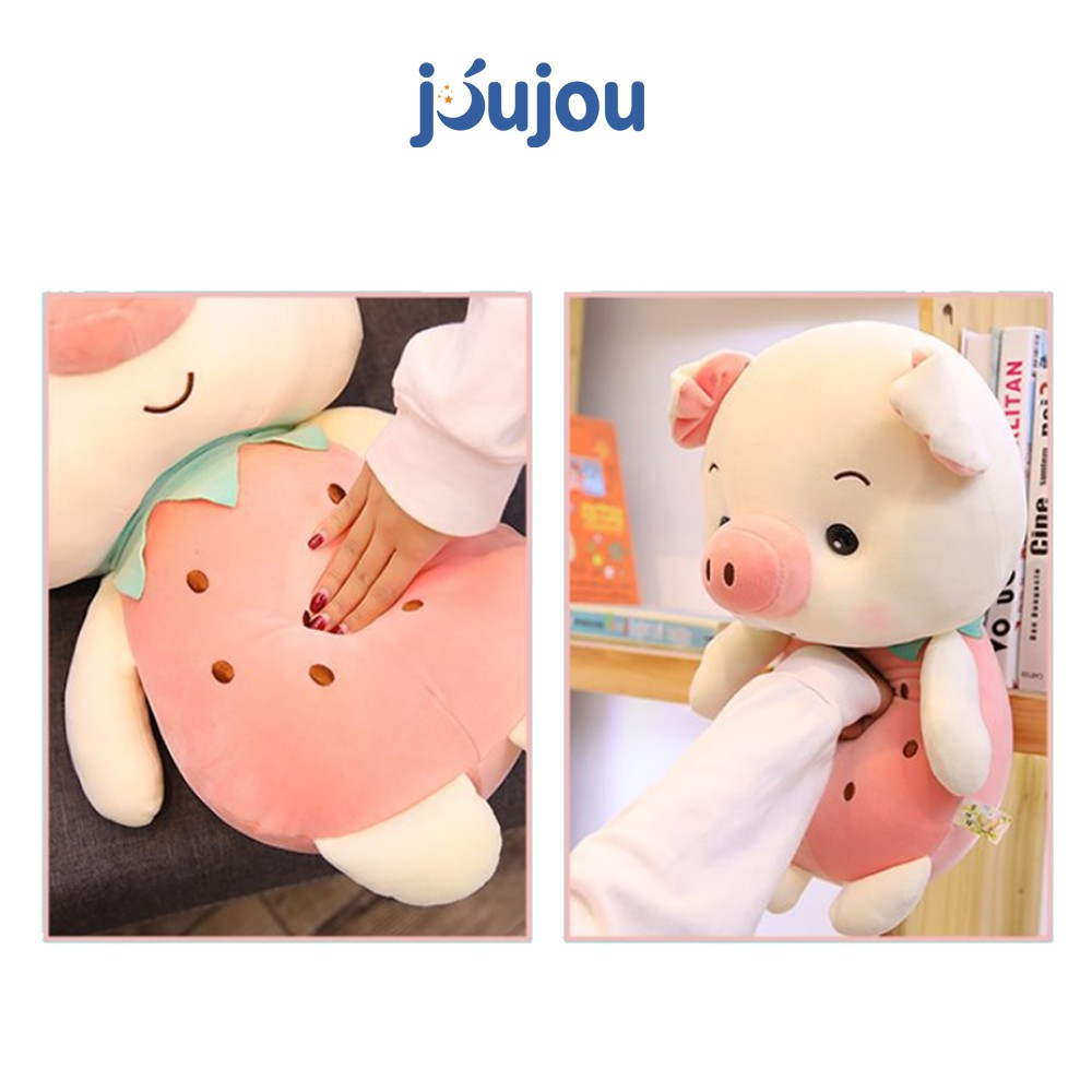[Mã BMBAU50 giảm 7% đơn 99K] Gấu bông heo hồng size 50cm cao cấp JouJou mềm mịn dễ thương cho bé