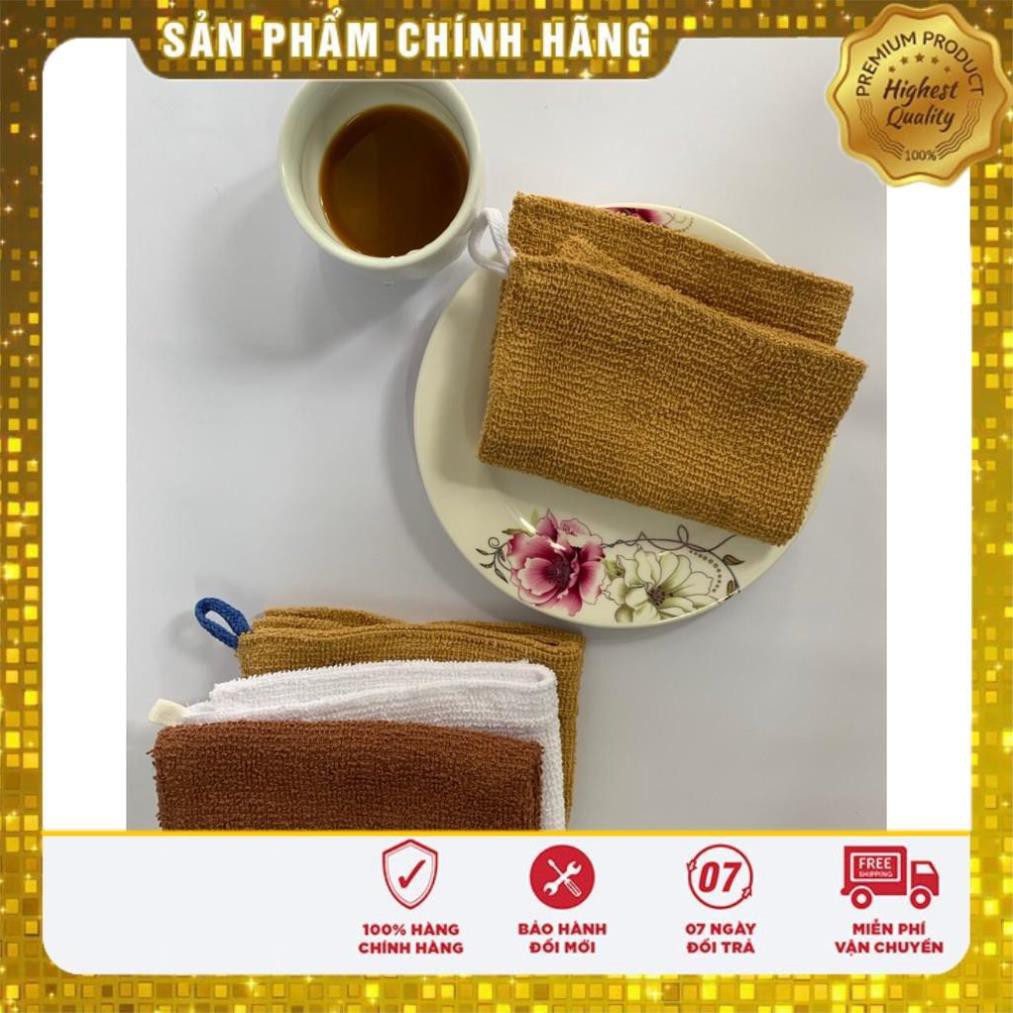 ( 1 Kg) Khăn lau có móc treo ⚡𝐅𝐑𝐄𝐄 𝐒𝐇𝐈𝐏⚡100% CHÍNH HÃNG 100 % COTTON DÀY DẶN 2 LỚP Thanh Vân Tổng Kho Khăn