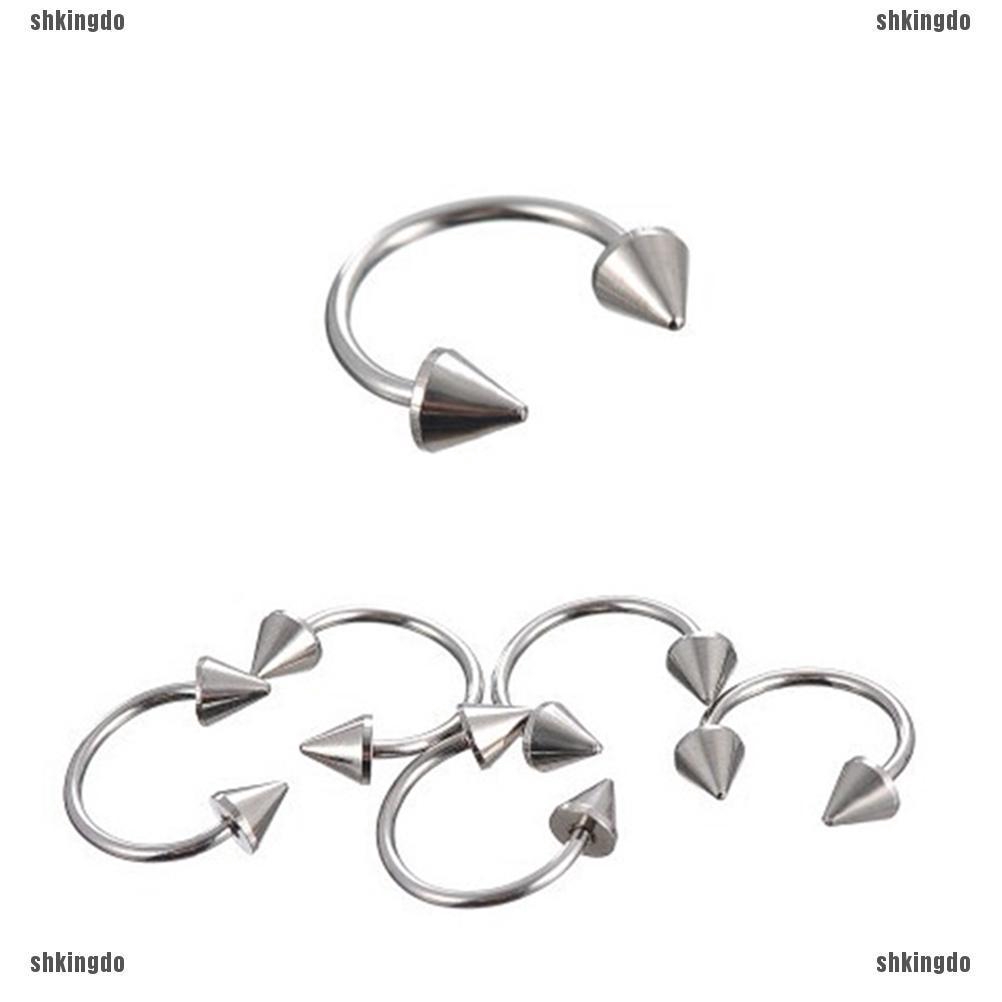 THINH Khuyên Mũi Thép Không Rỉ Dạng Móng Ngựa