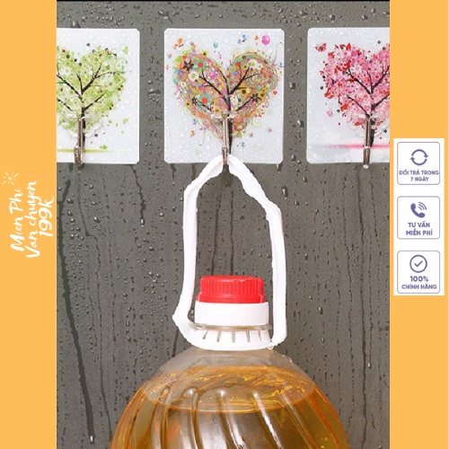 Móc Dán Tường Siêu Dính, Móc Dán Tường In Hình Độc Đáo 88126