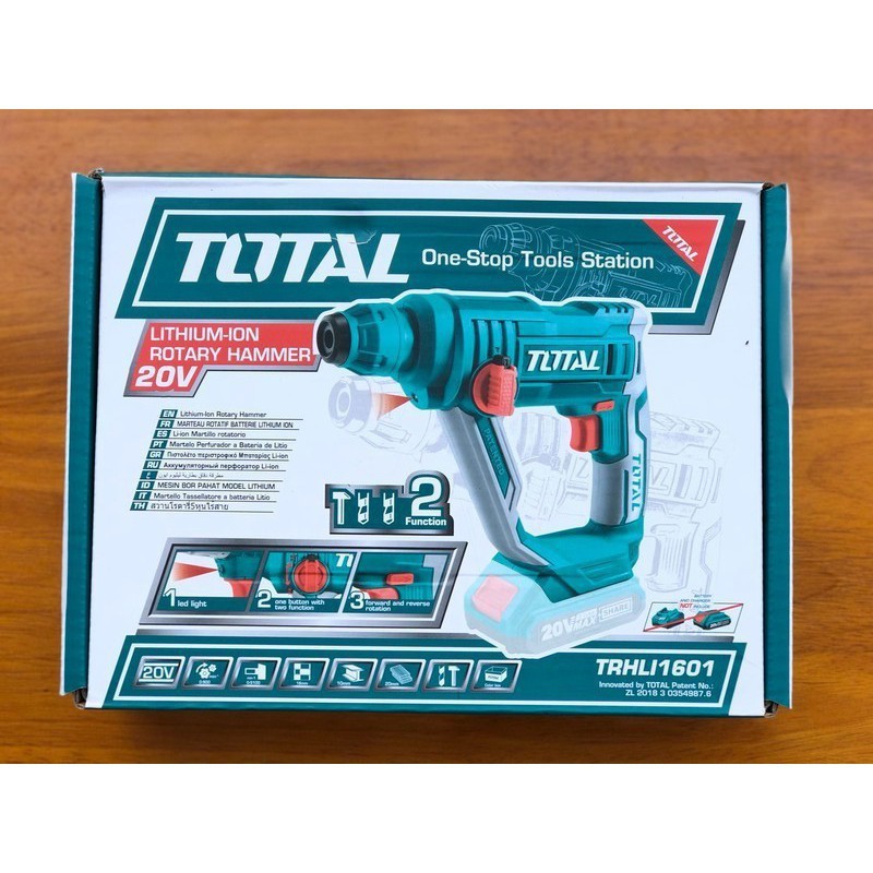 Máy Khoan Bê Tông 2 chức năng Pin 20V TOTAL TRHLI1601 (Ko pin sạc)