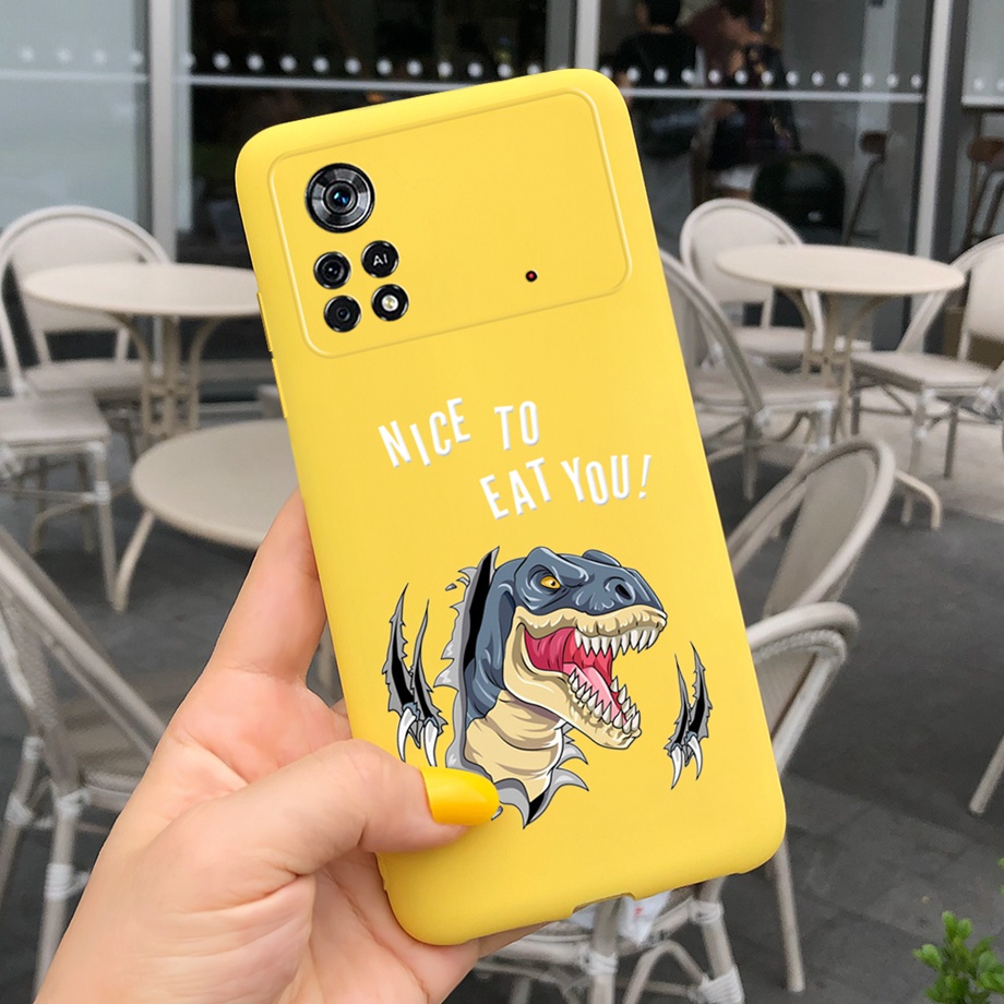 Ốp Điện Thoại TPU Silicone Mềm In Hình Cây Xương Rồng/Phi Hành Gia Cho Xiaomi Poco X4 Pro 5G Xiaomi Poco M4 Pro 4G