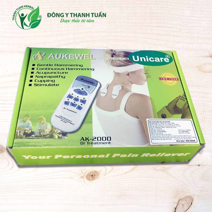 Máy Xung Điện Trị Liệu Tần Số Thấp Aukewel Dr Treatment AK 2000 CHLB Đức - Mẫu mới