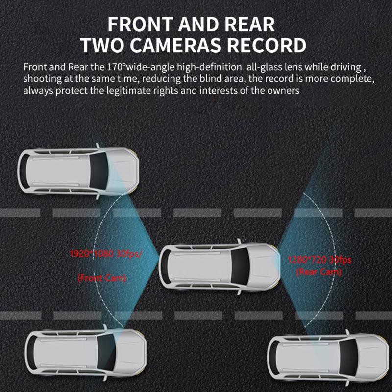 Camera Hành Trình V6 Màn Hình Lcd 3.6 Inch Hd 1080p Góc Quay 170 Độ Cho Xe Hơi | BigBuy360 - bigbuy360.vn