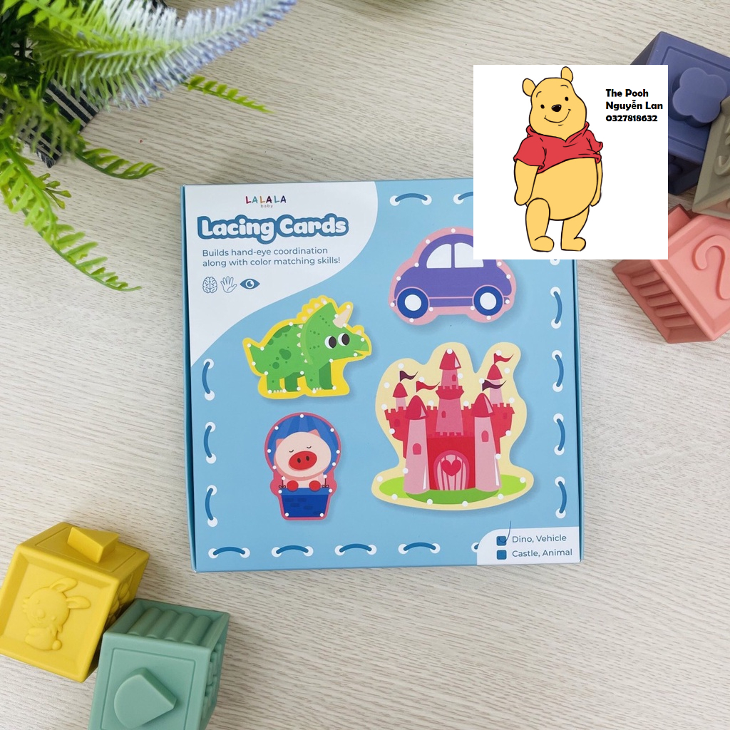 Lacing cards- Đồ chơi Giáo Dục Sớm