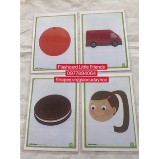 FLASHCARD LITTLE FRIENDS -76 thẻ ép plastic