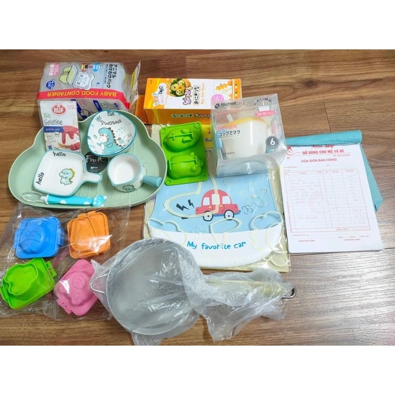 Team Xanh Dương / Chén , bát sứ màu xanh dương cho bé ăn dặm ạ