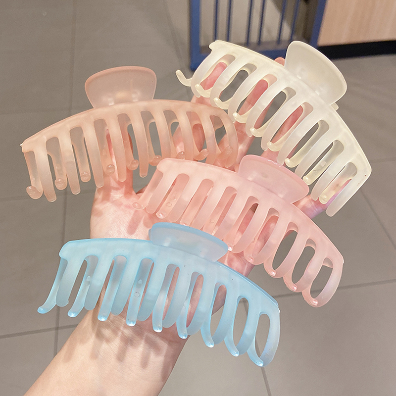 Kẹp tóc màu trong suốt kiểu dáng tinh tế thời trang