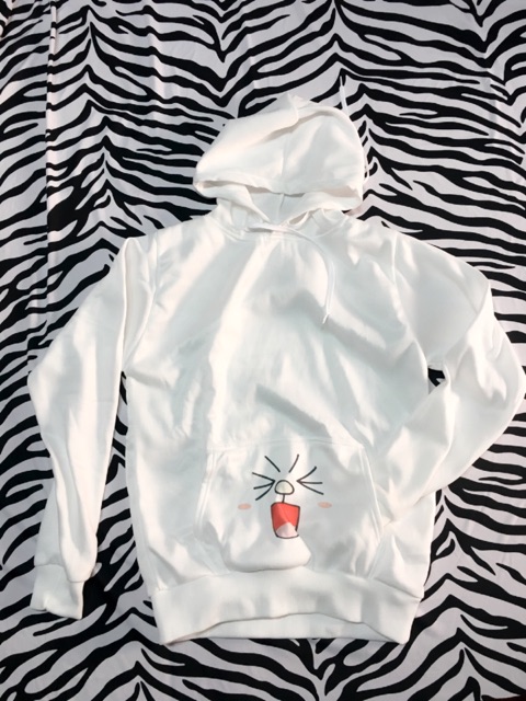 (Có Ảnh thật) Áo unisex Hoodie in nỉ bông nhiều màu (38-70kg). H gấu brown - thỏ cony | BigBuy360 - bigbuy360.vn