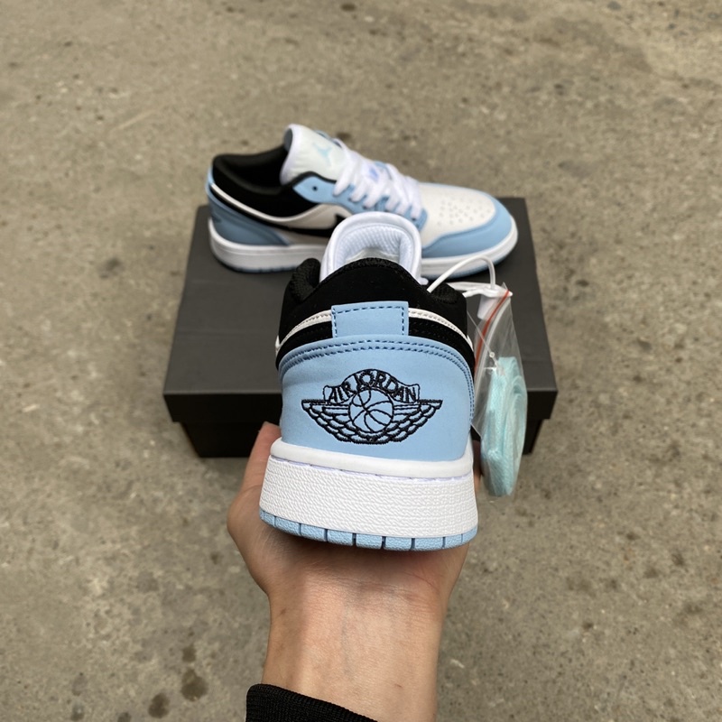 Giày Thể Thao Jd thấp cổ xanh trắng đen nam nữ