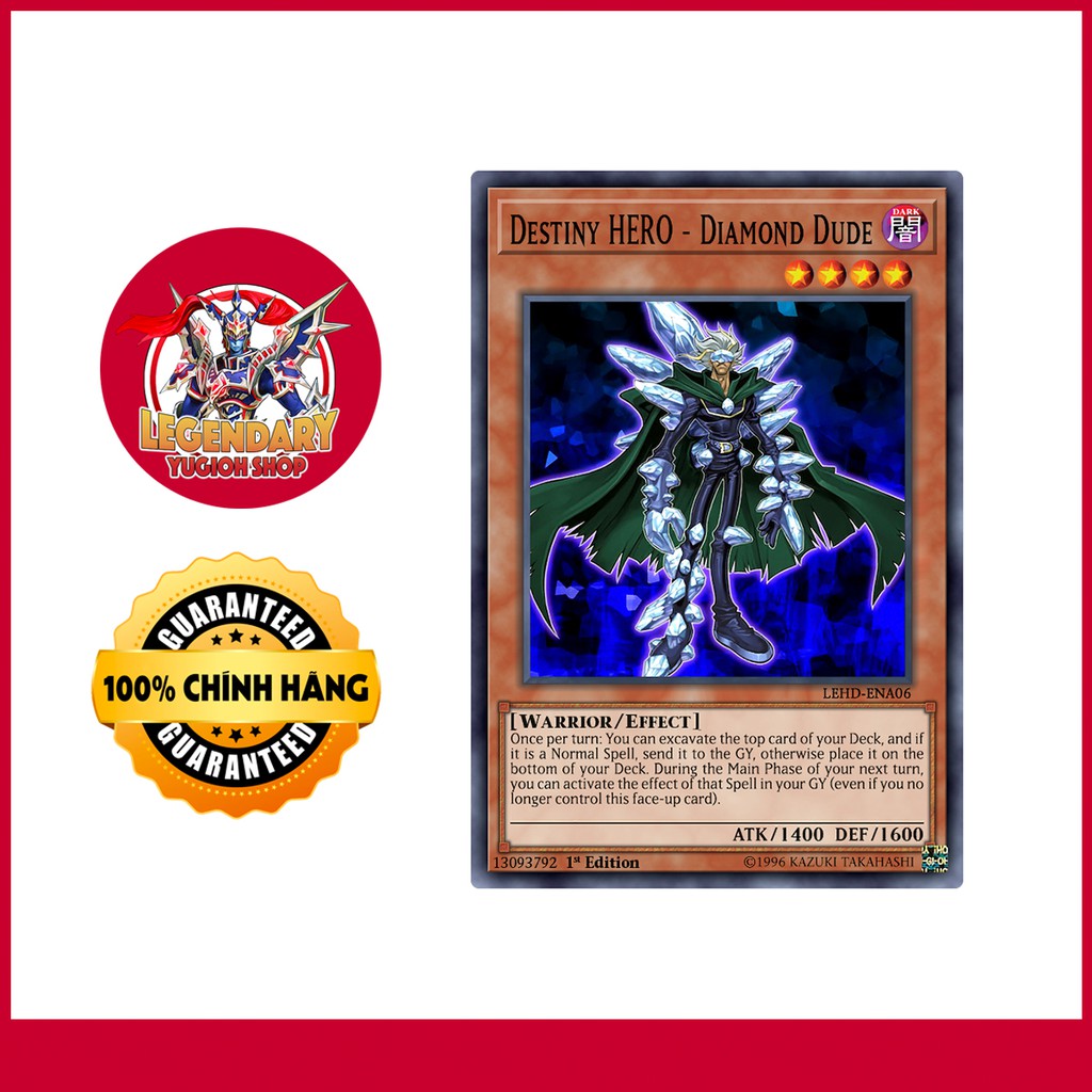 [EN][Thẻ Bài Yugioh Chính Hãng] Destiny Hero - Diamond Dude