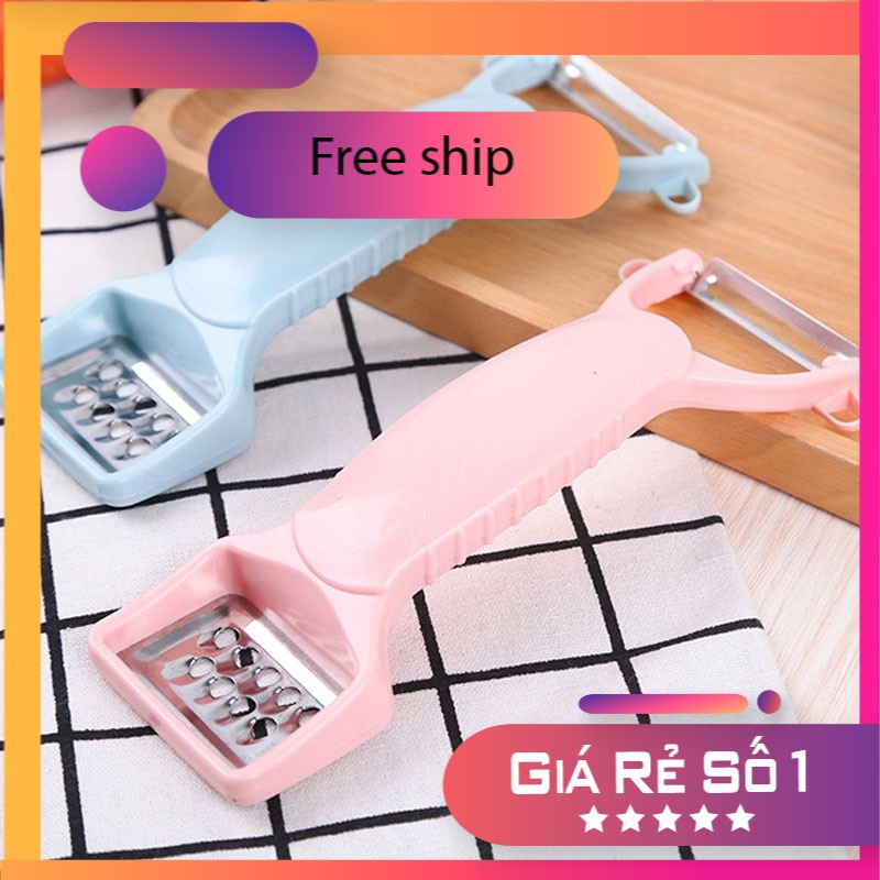 Dụng Cụ Đa Năng 2 Trong 1 Hỗ Trợ Gọt Vỏ Rau Củ/Trái Cây Hiệu Quả