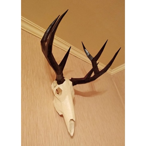 (Bộ Kit) xương sọ Hươu gắn tường - Decor phòng Streamer, Phòng Khách.. mang phong cách Châu Âu