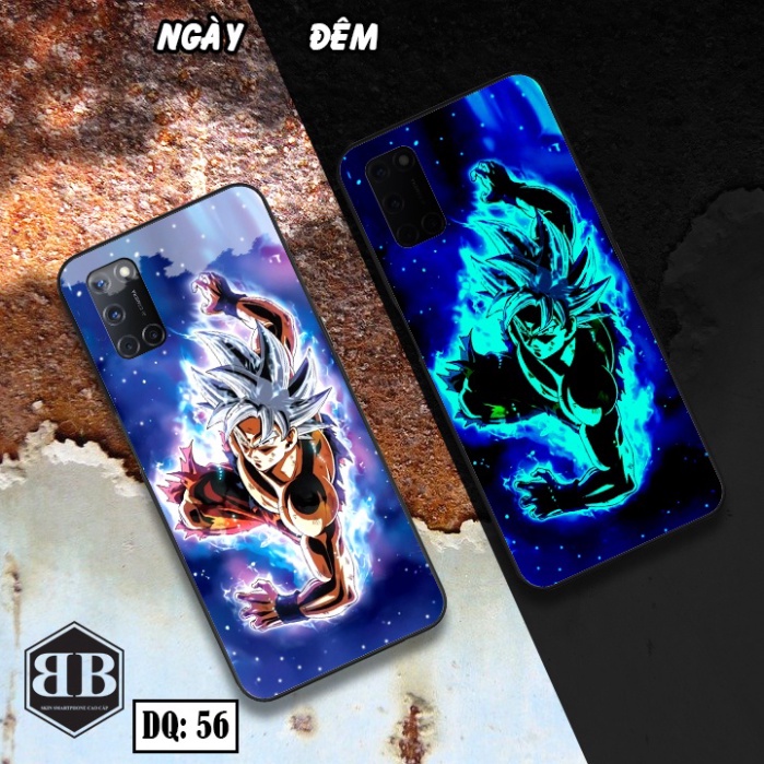 Ốp lưng kính Dạ Quang Oppo A52 / A72 / A92 phát sáng trong đêm mẫu rồng nam tính