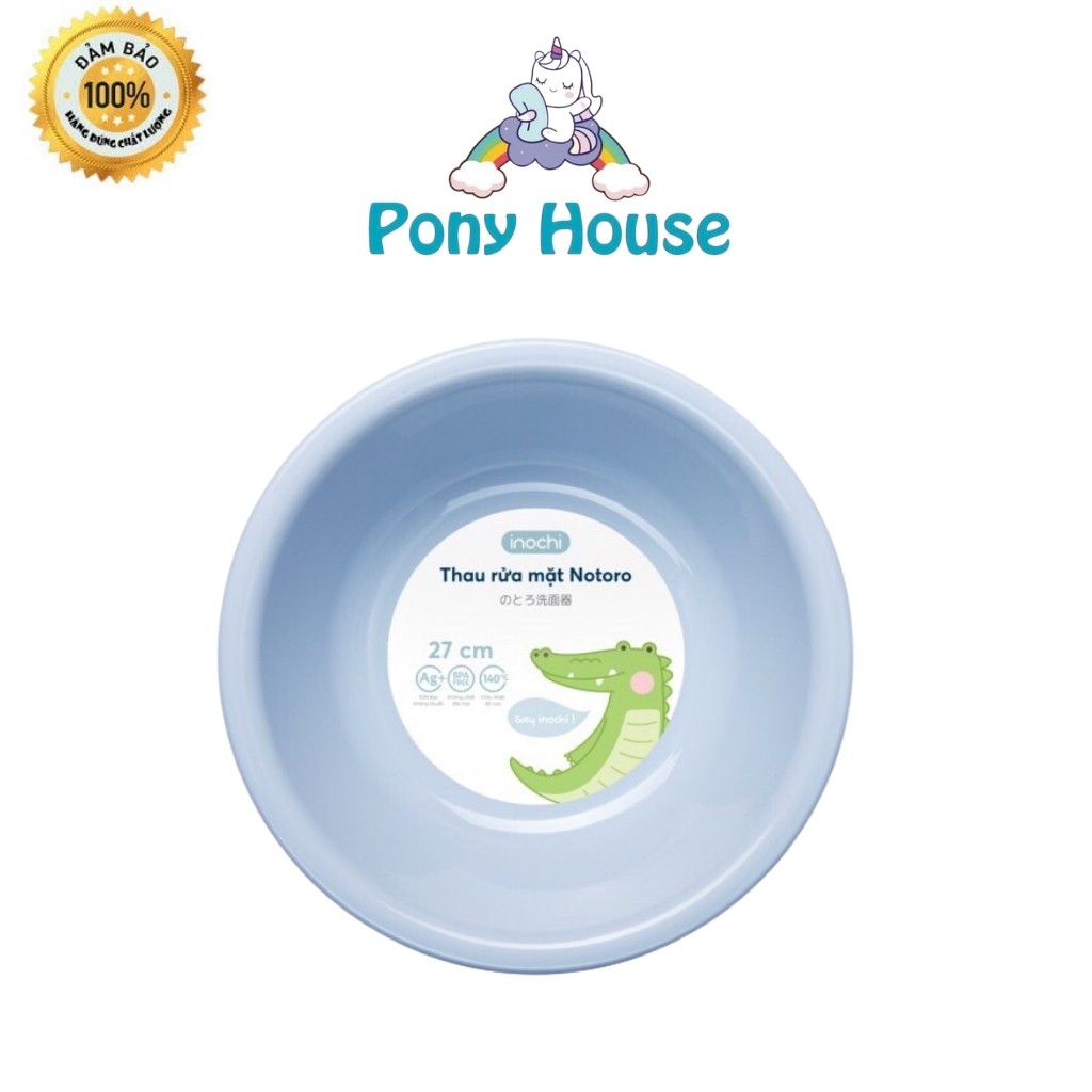 Chậu rửa mặt cho bé , thau nhựa rửa mặt cho bé tắm gội đầu Notoro inochi size 27-32cm