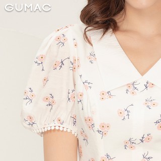 Đầm hoa tay đăng ten DA982 GUMAC