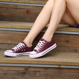 Giày CV All Star Nữ Đỏ Đô Cổ Thấp