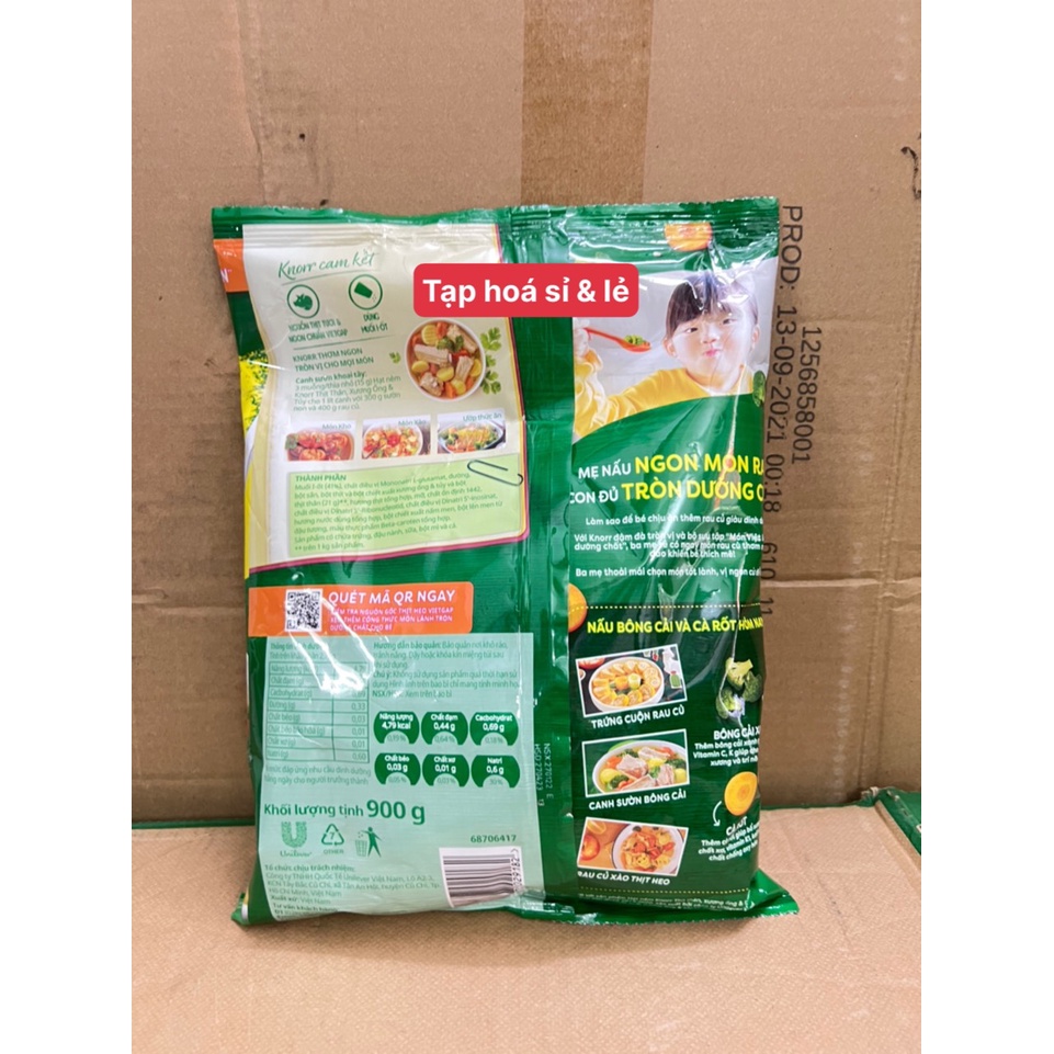 HẠT NÊM KNORR THỊT & XƯƠNG & TỦY 900G